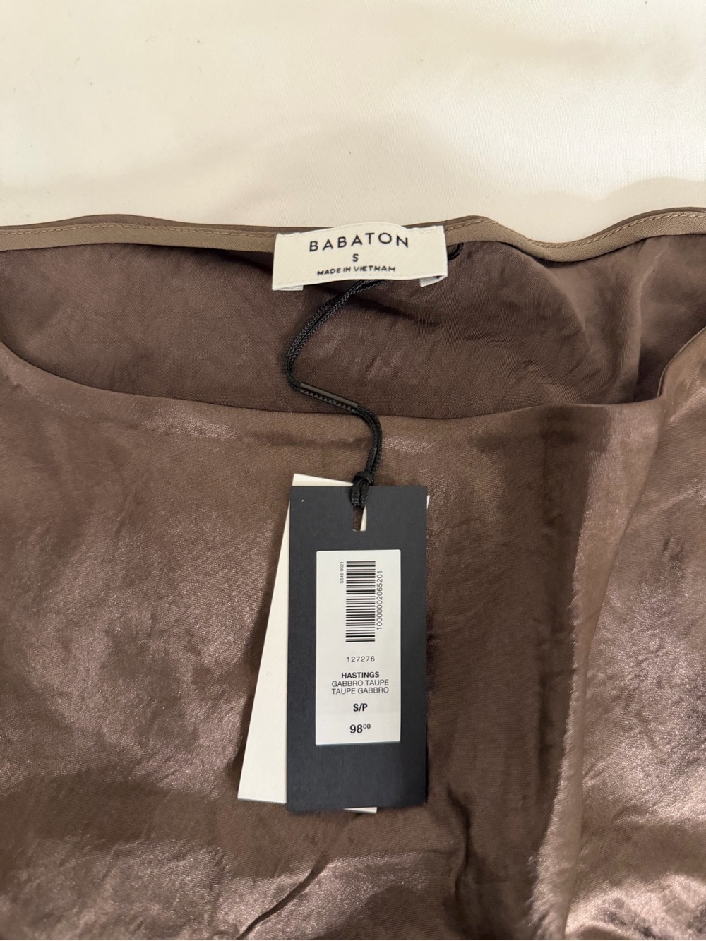Babaton Hastings Top - Taupe - S/P - Picture 3 of 3